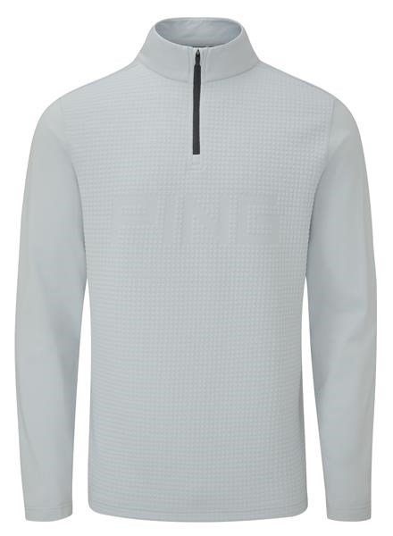 PING Faron heren sweater, pearl grey