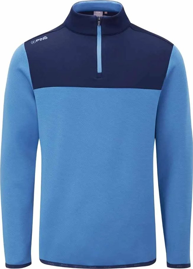 PING Kinver heren sweater, stellar/navy