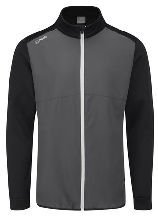 PING Burford heren jack, asphalt/black