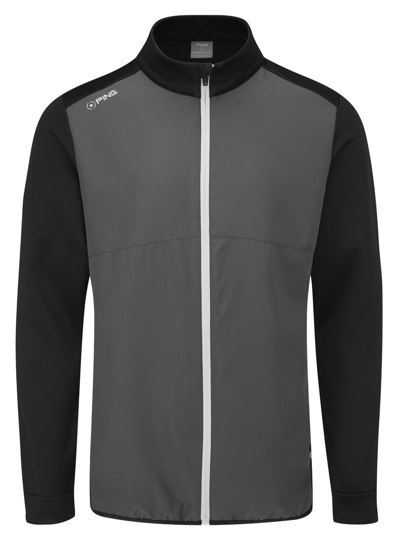 PING Burford heren jack, asphalt/black