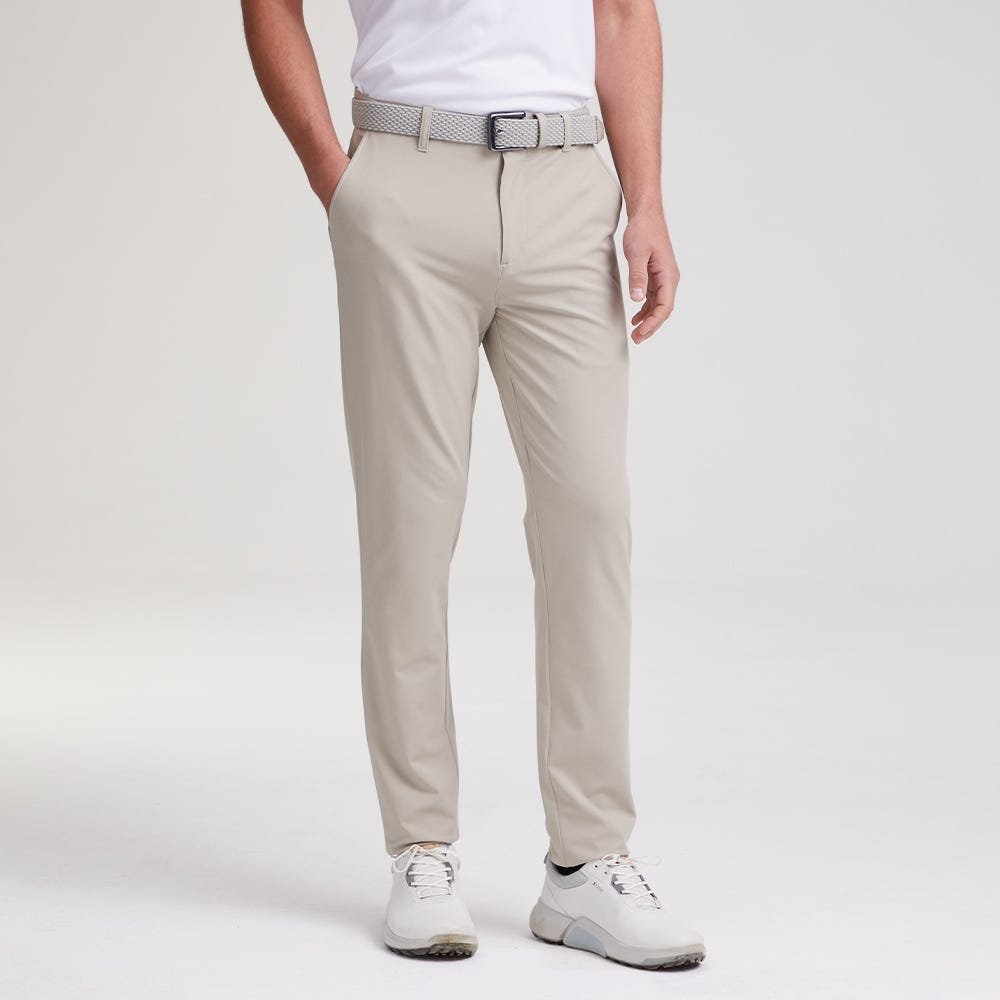PING Locke Slim Fit heren broek, clay