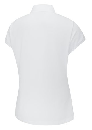 PING Evetta Jacquard dames polo, wit