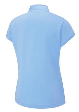 PING Evetta Jacquard dames polo, infinity blue