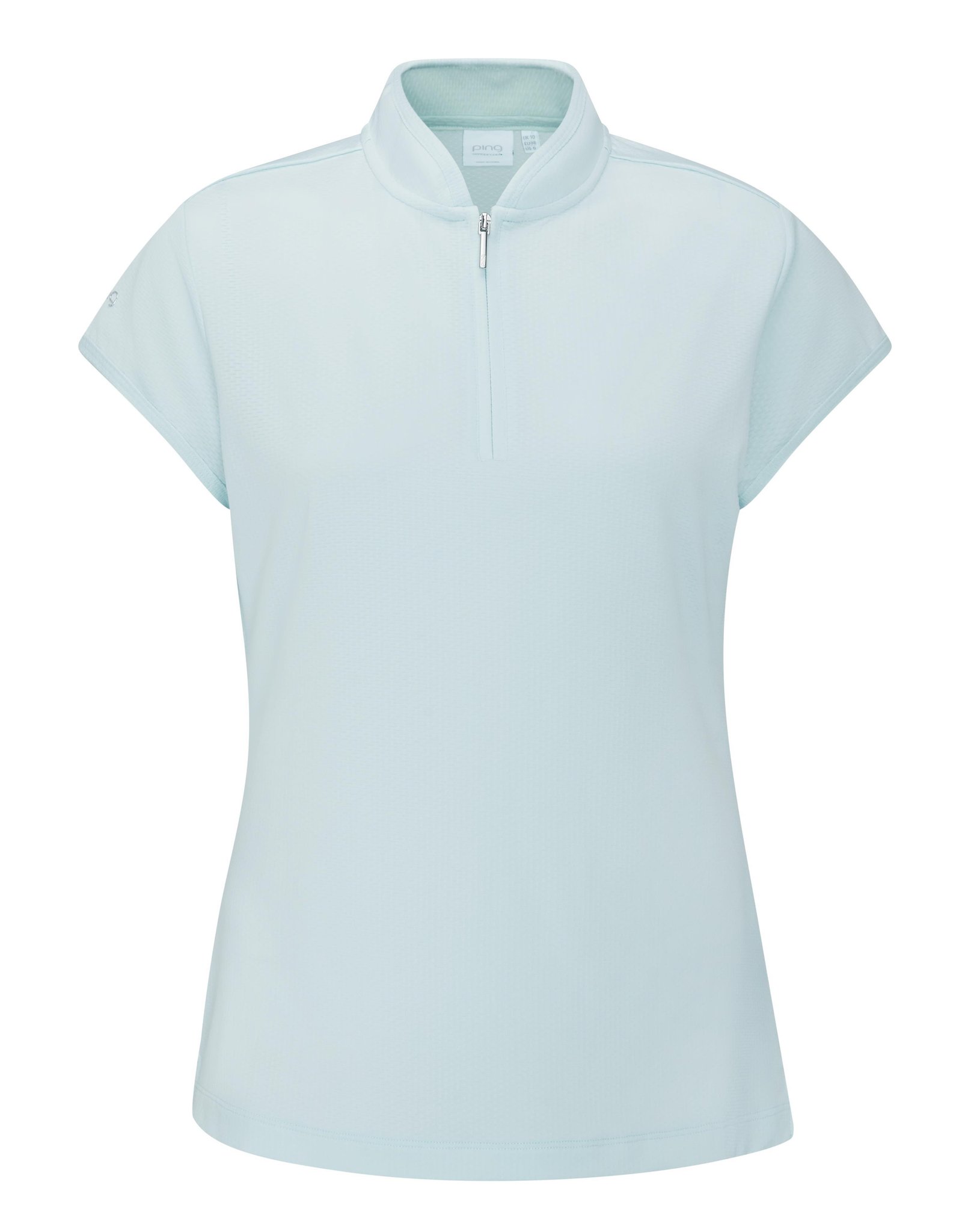 PING Evetta Jacquard dames polo, seaspray