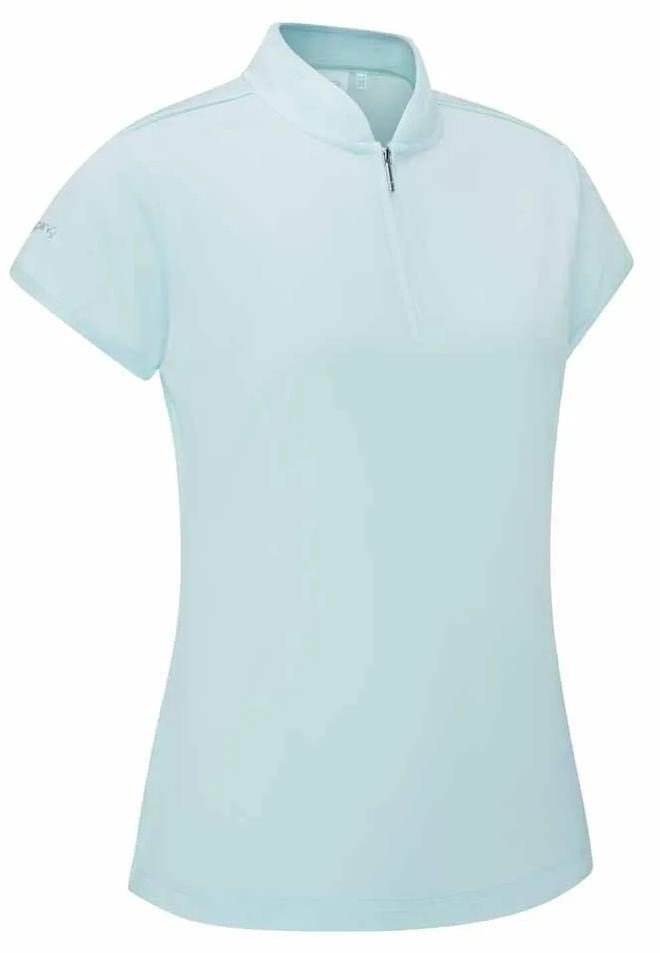 PING Evetta Jacquard dames polo, seaspray