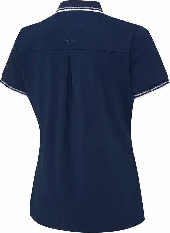 PING Viviana Tipped dames polo, navy