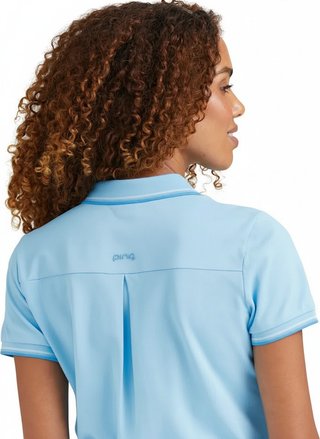 PING Viviana Tipped dames polo, baltic sea