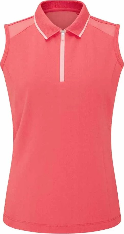 PING Eben Sleeveless dames polo, paradise pink