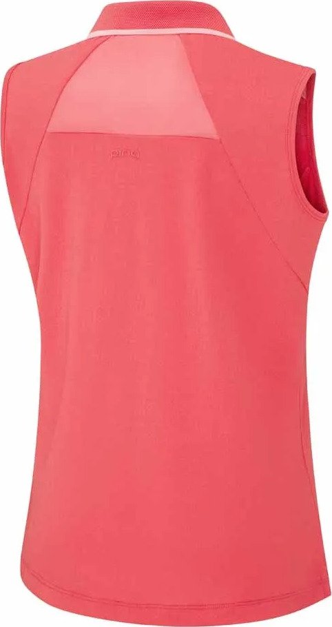 PING Eben Sleeveless dames polo, paradise pink