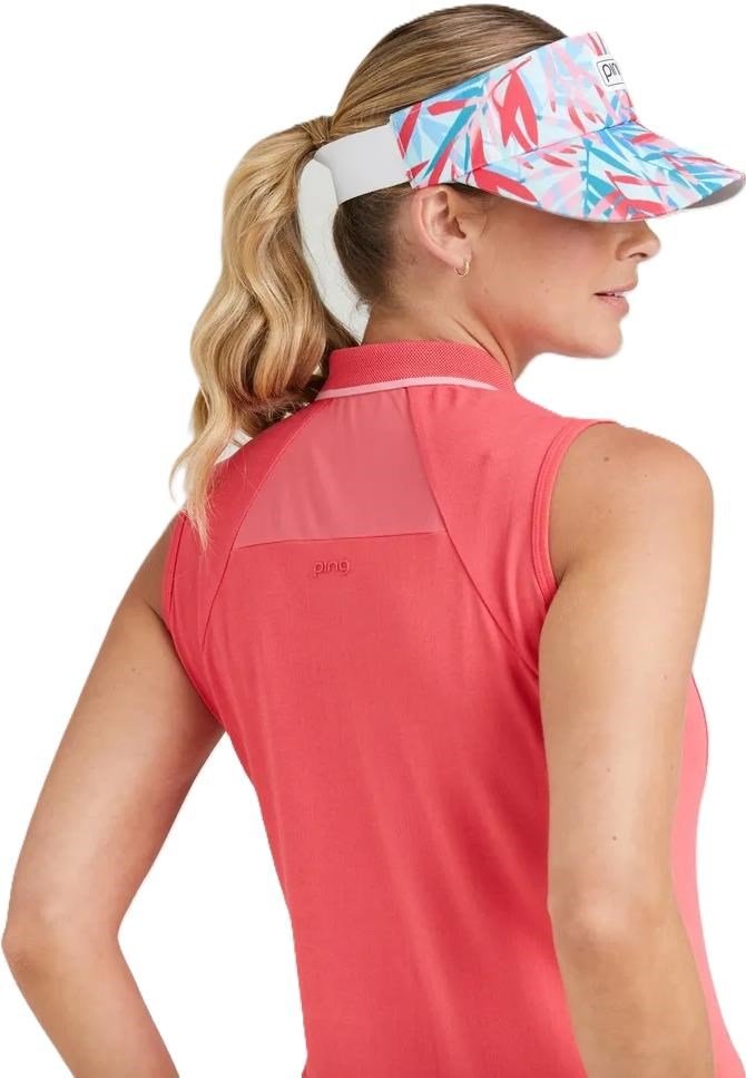 PING Eben Sleeveless dames polo, paradise pink