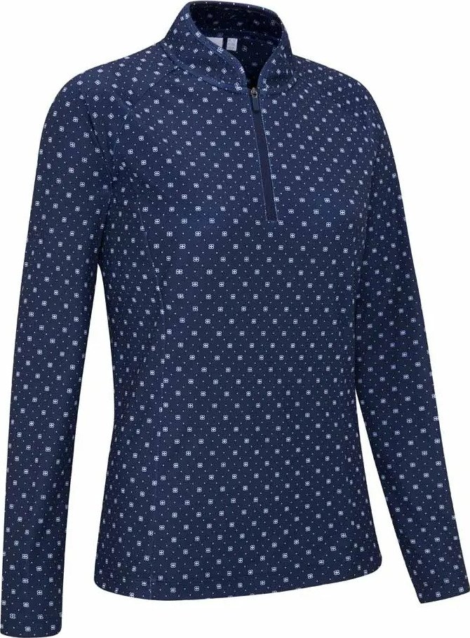 PING Arwen Printed Longsleeve dames polo, micro monogram