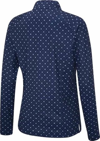 PING Arwen Printed Longsleeve dames polo, micro monogram