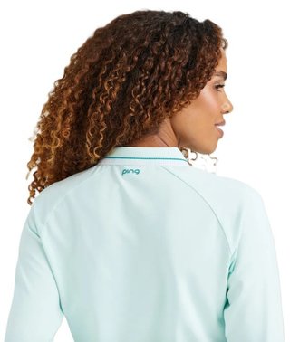 PING Alicia dames polo, seaspray