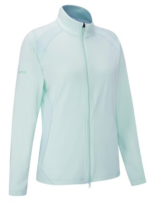 PING Eda Lightweight Full Zip dames jack, seaspray