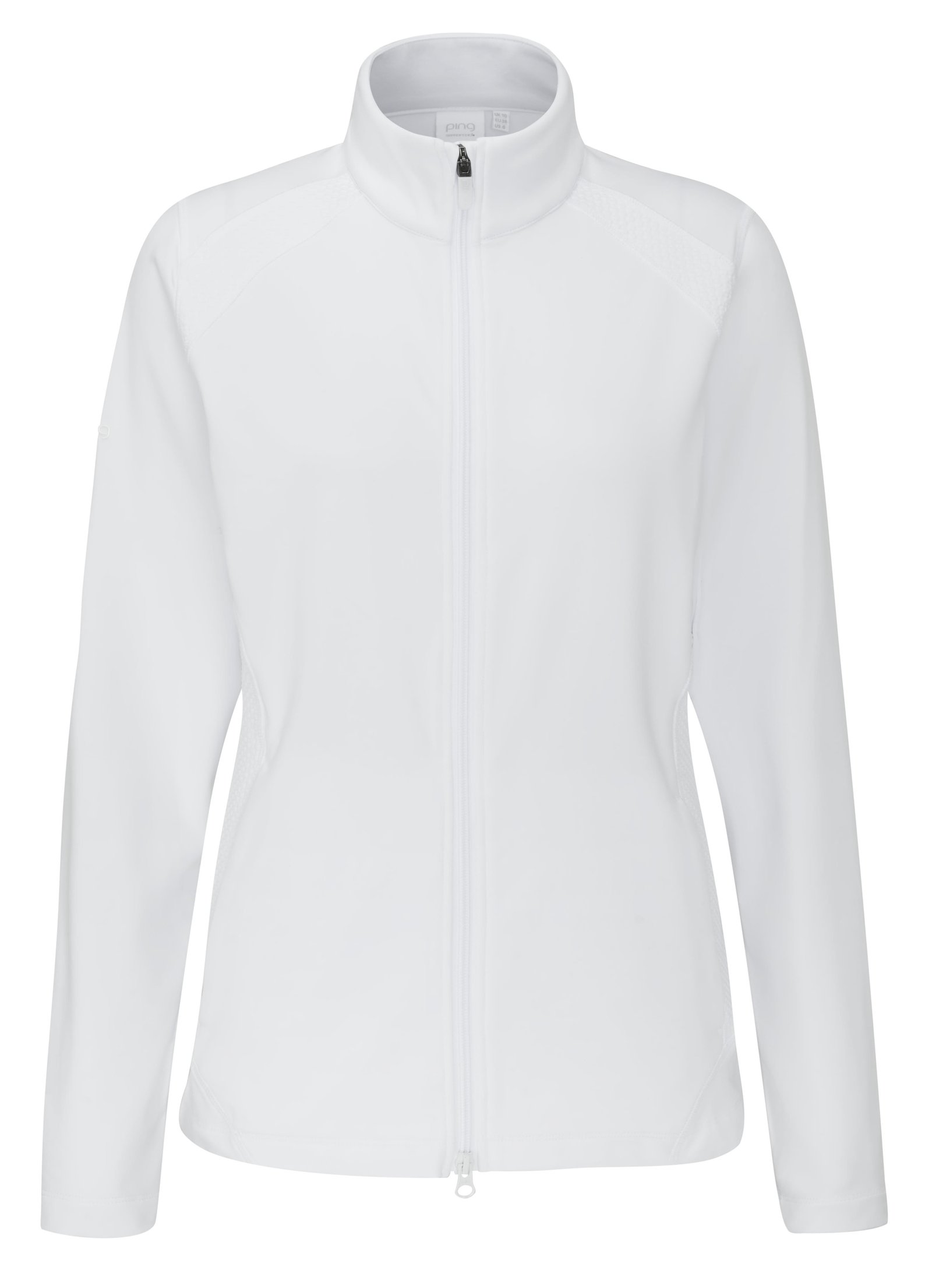 PING Eda Lightweight Full Zip dames jack, wit