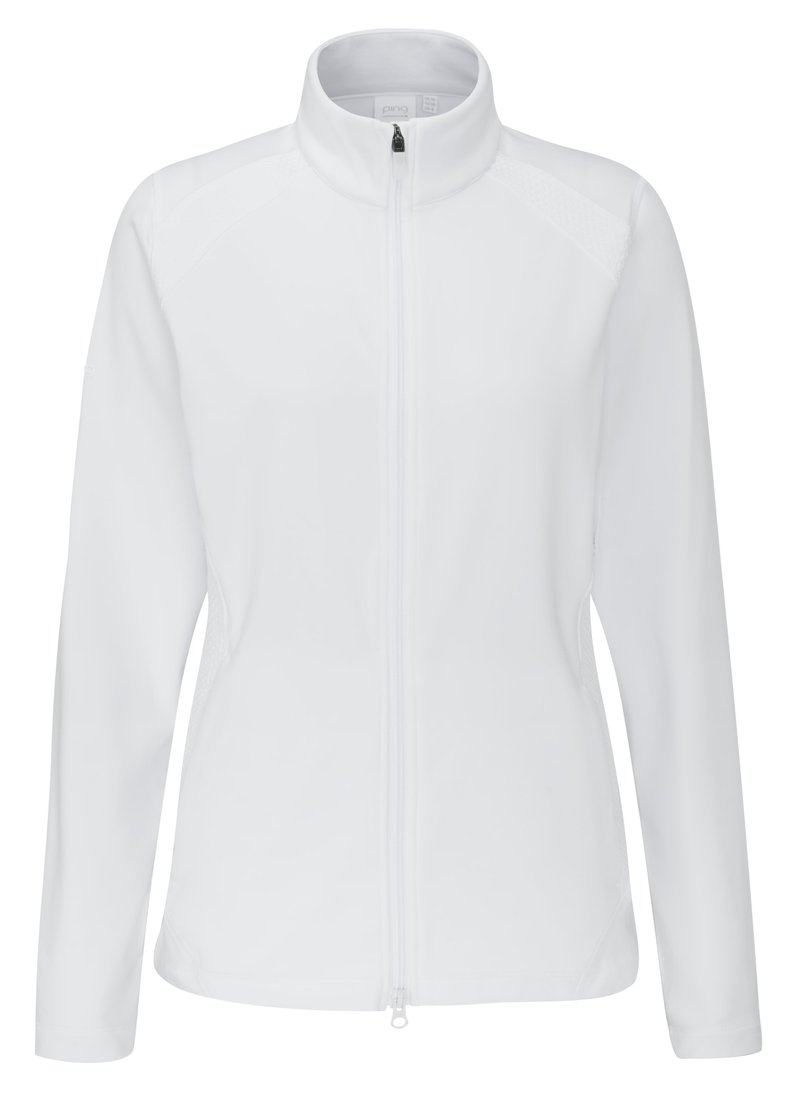 PING Eda Lightweight Full Zip dames jack, wit
