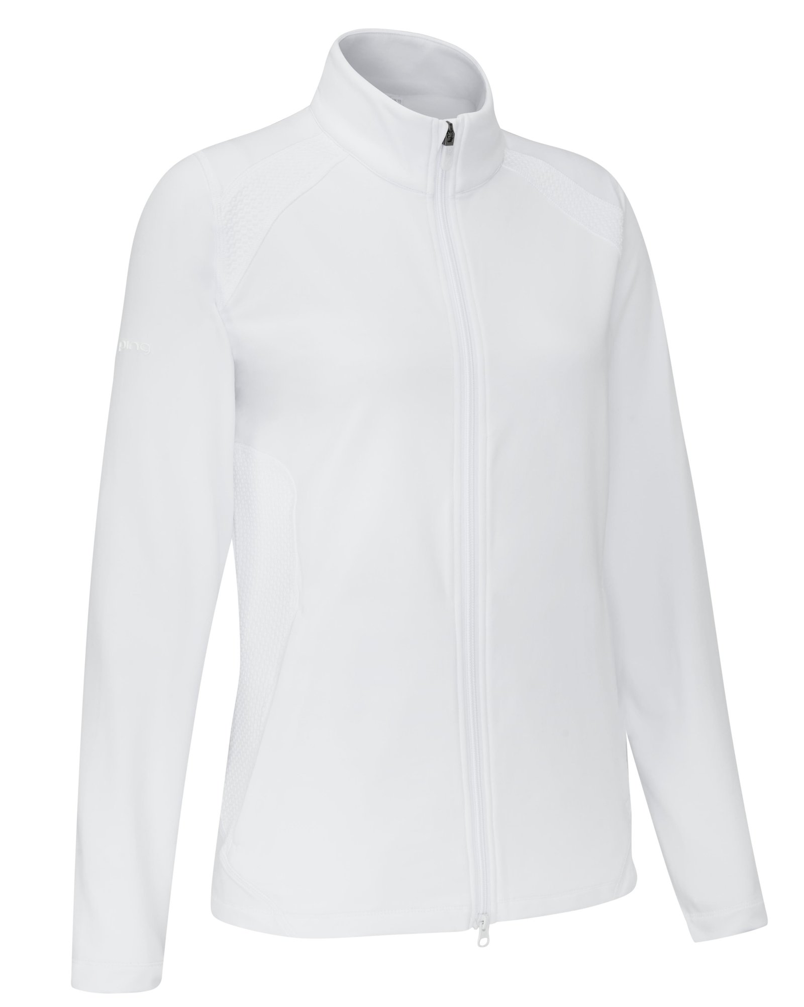 PING Eda Lightweight Full Zip dames jack, wit