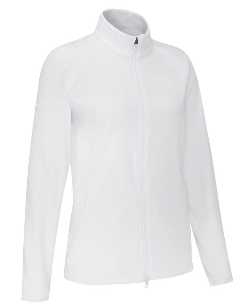 PING Eda Lightweight Full Zip dames jack, wit