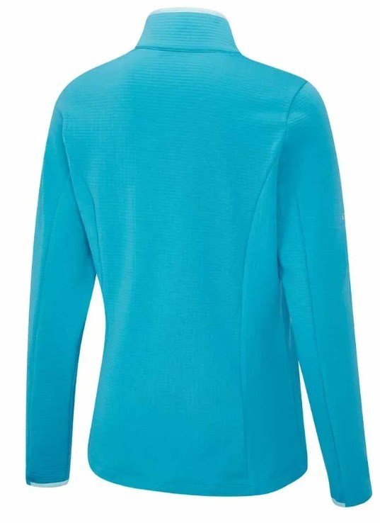 PING Abigale Fleece dames sweater, turquoise