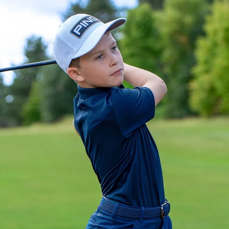 PING Lindum Junior kinderpolo, navy
