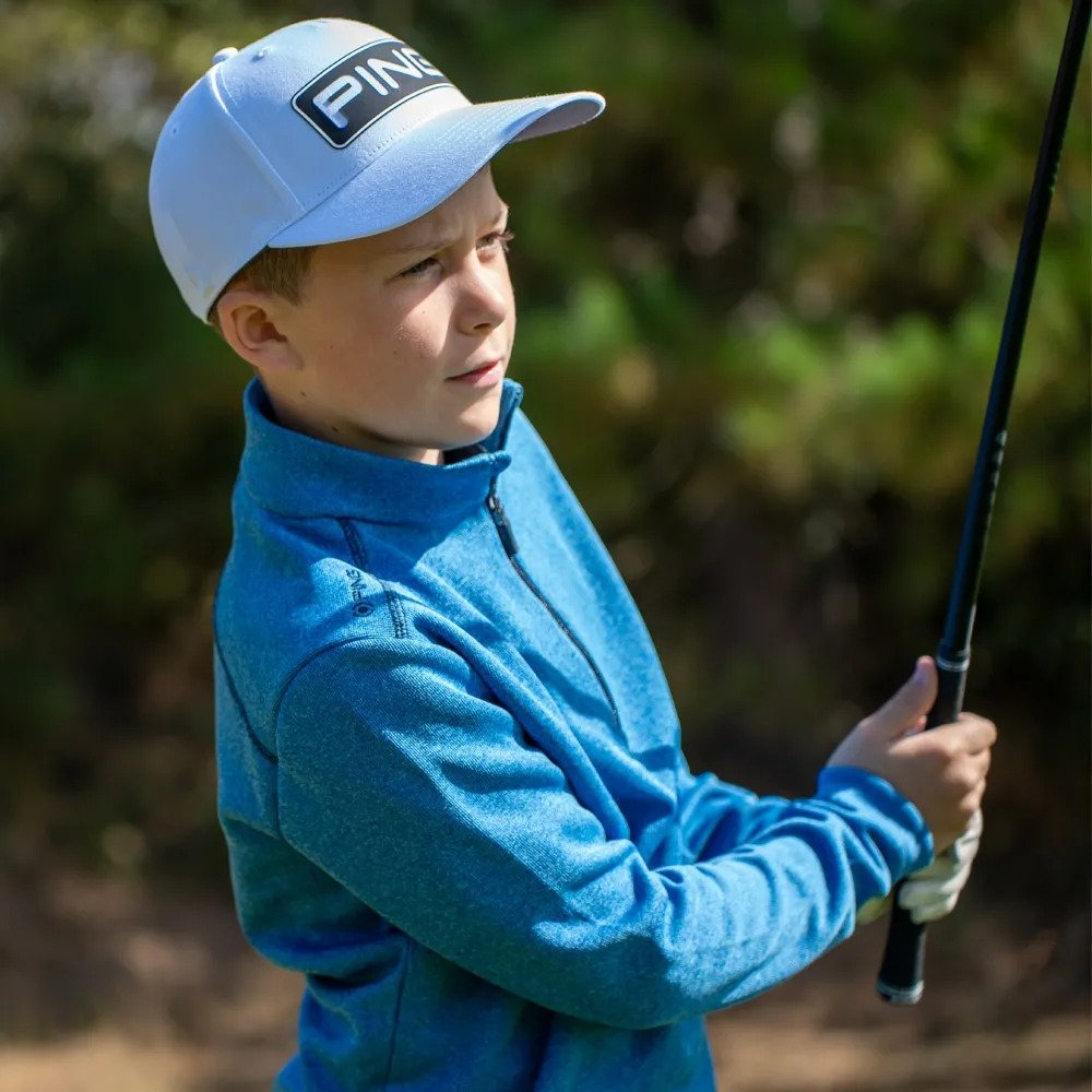 PING Ramsey Junior midlayer, Snorkel Blue Marl