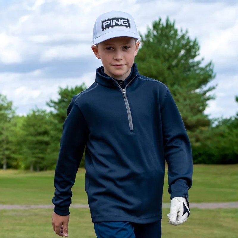 PING Ramsey Junior sweater, navy