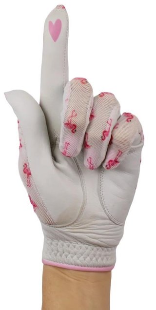 Best of Golf America ladies glove, flamingle