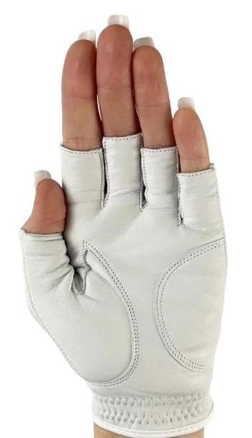 Best of Golf America Halfinfer dameshandschoen, wit