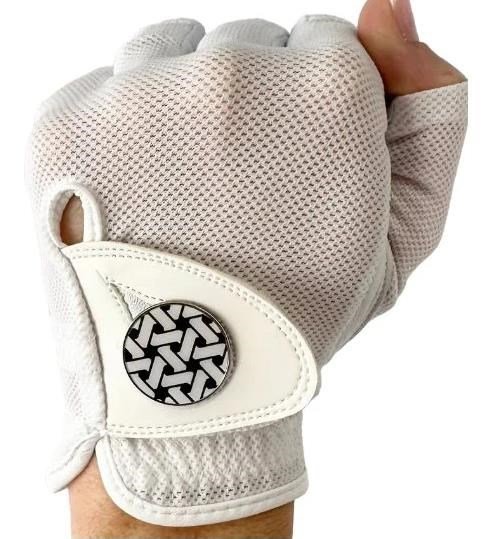 Best of Golf America Halfinfer dameshandschoen, wit