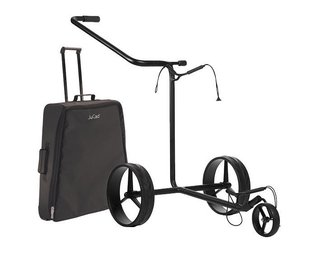 JuStar Black 3-Wheeled handwagen, zwart
