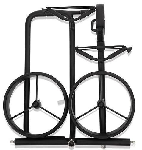 JuStar Black 3-Wheeled handwagen, zwart