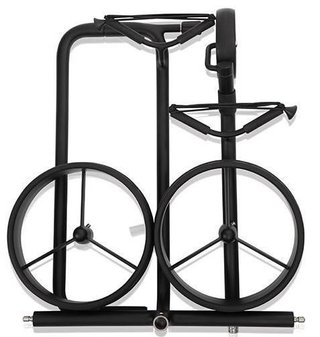 JuStar Black 3-Wheeled handwagen, zwart
