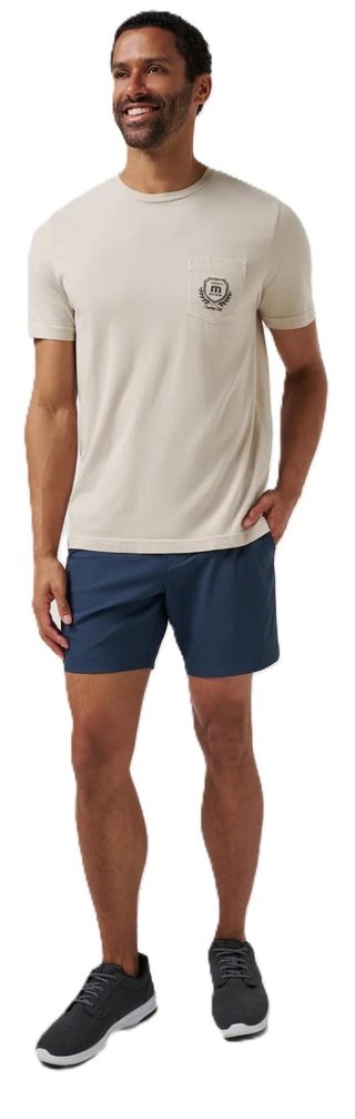 Travis Mathew Wanderlust heren shorts, mood indigo