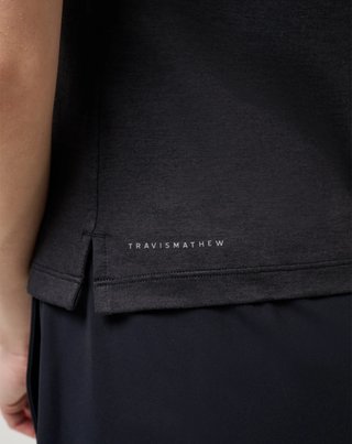 Travis Mathew Skyloft Light dames polo, heather black