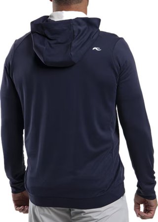 KJUS Kallen Hooded heren midlayer hoodie, atlanta blue