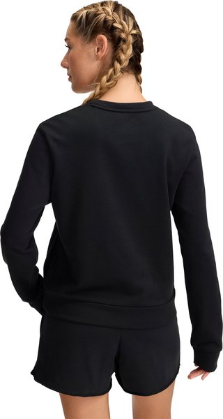 Under Armour Rival Terry Crew dames sweatshirt, zwart