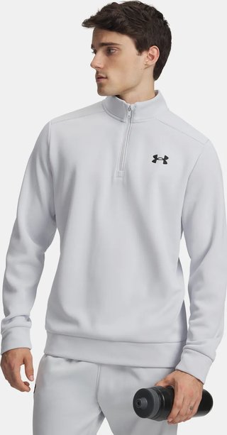 Under Armour Fleece 1/4 Zip heren sweatshirt, halo gray