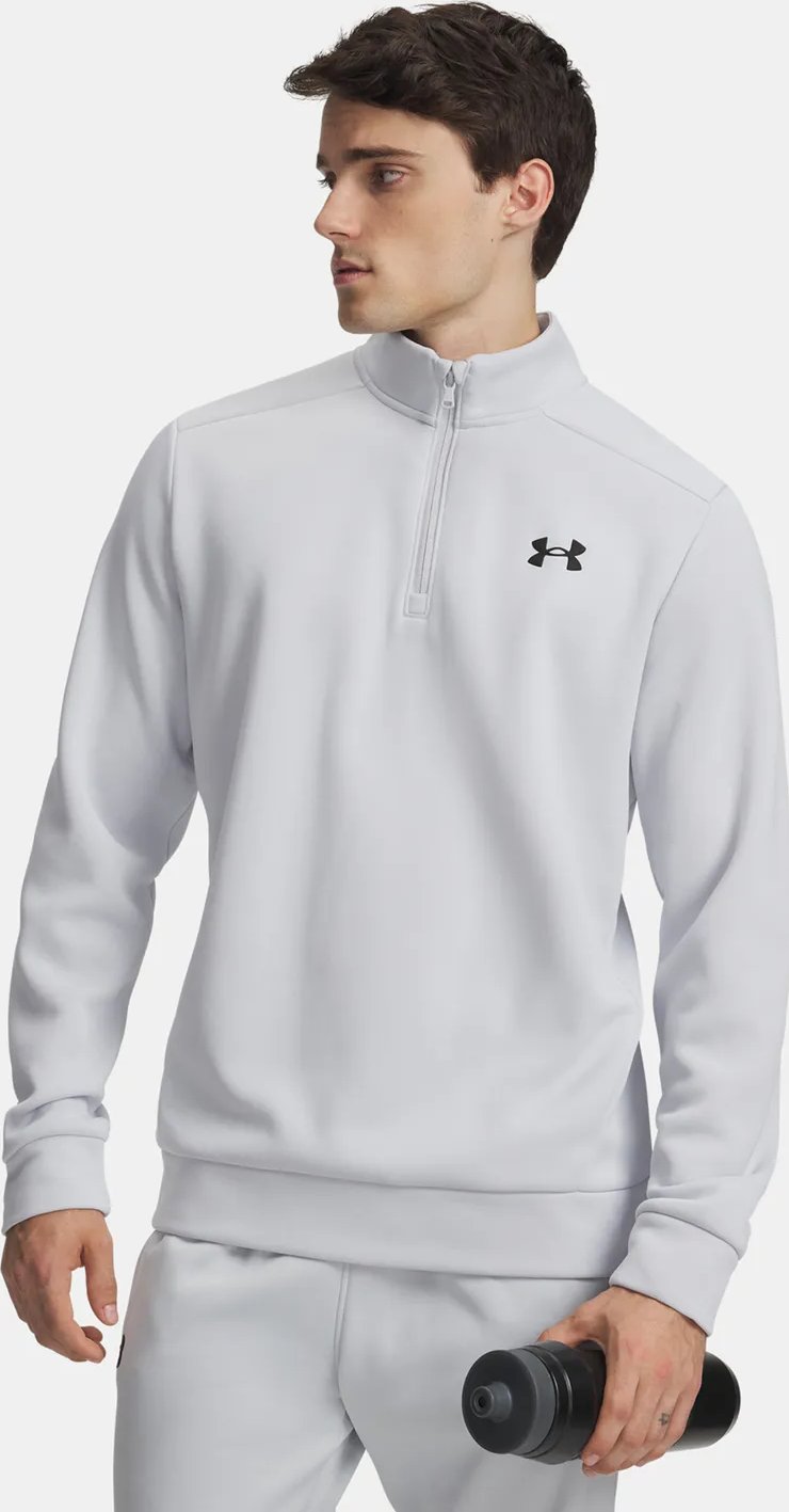 Under Armour Fleece 1/4 Zip heren sweatshirt, halo gray