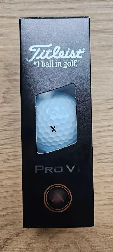 Titleist Pro V1 golfballen, tekst: X - 3 ballen