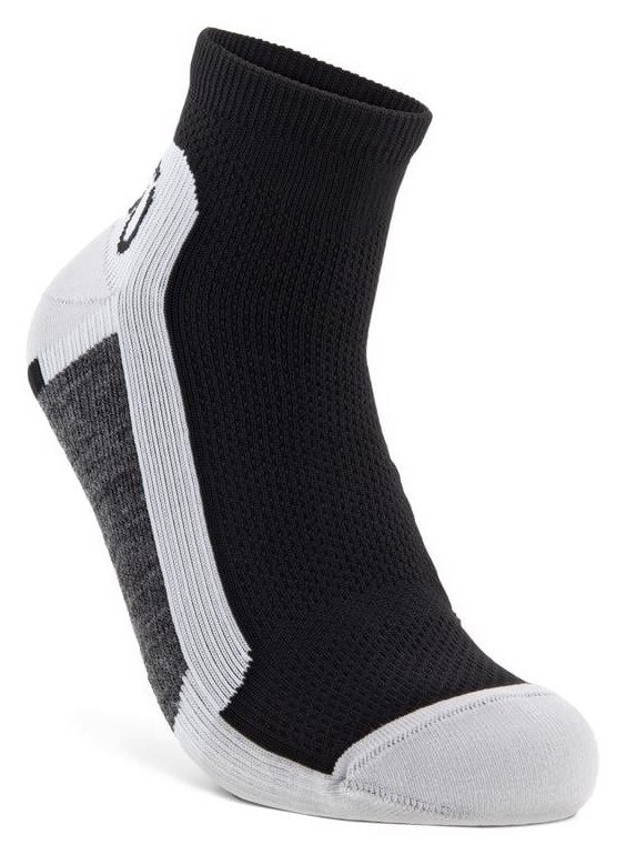 Ecco Tech Sporty Ankle-Cut sokken, zwart/wit