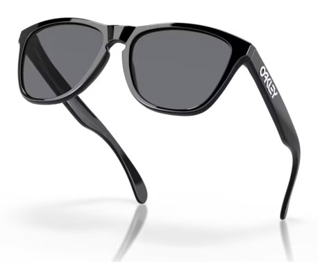 Oakley Frogskins Polished Black w/ Grey zonnebril
