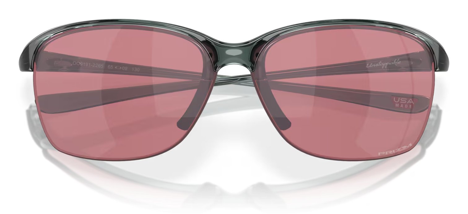 Oakley Unstoppable zonnebril, Prizm Dark Golf lenzen/Crystal Black montuur