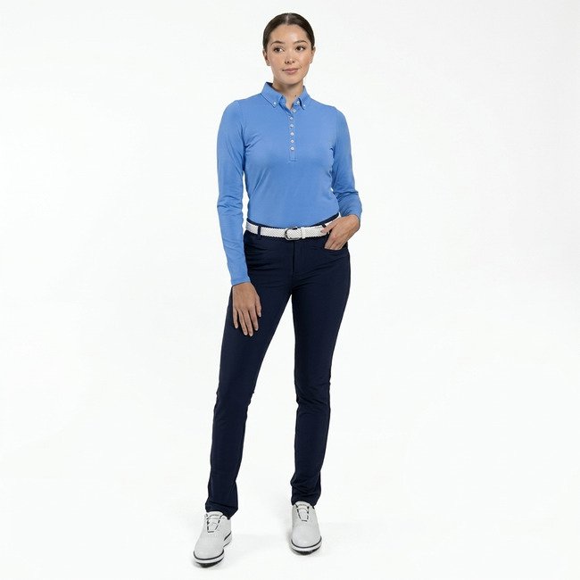 KJUS Catalina Cool longsleeve dames polo, yonder