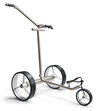 Davies Caddy Premium L Brush elektrische trolley, zilver