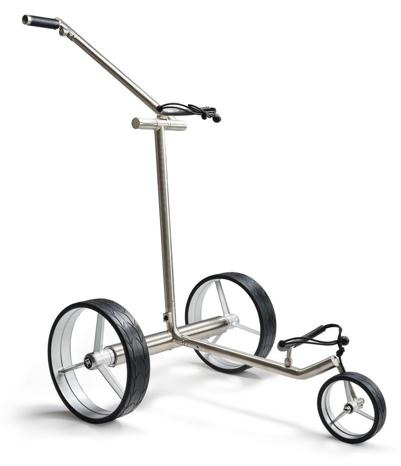 Davies Caddy Premium L Brush elektrische trolley, zilver