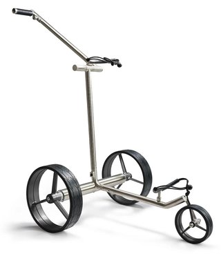 Davies Caddy Premium L Brush elektrische trolley, zilver