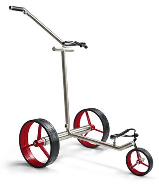 Davies Caddy Premium L Brush elektrische trolley, zilver