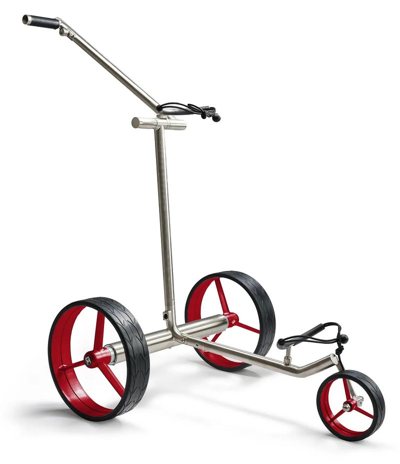 Davies Caddy Premium L Brush elektrische trolley, zilver