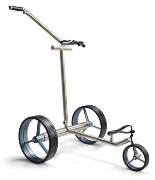 Davies Caddy Premium L Brush elektrische trolley, zilver