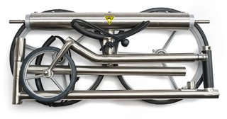 Davies Caddy Premium L Brush elektrische trolley, zilver